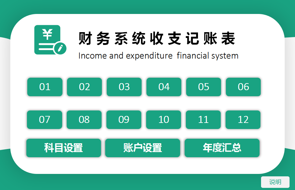 2022最新整理30份免費實用的excel財務系統財務收支管理系統財務記賬