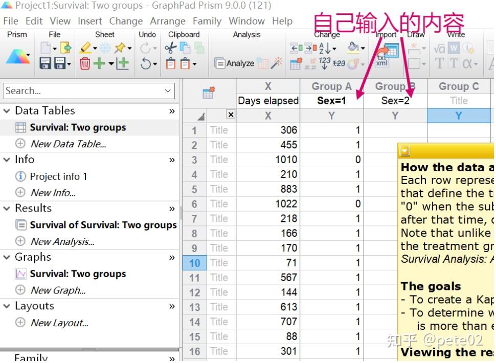 使用Graphpad进行生存分析作图 知乎