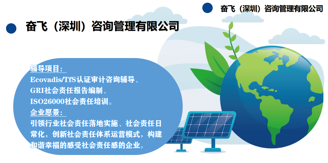 奋飞咨询浅谈企业社会责任csr