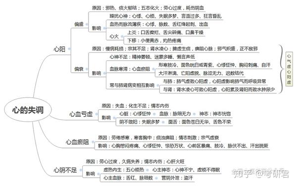 【中医考研】20张超全思维导图,让你吃透脏腑知识重难考点!