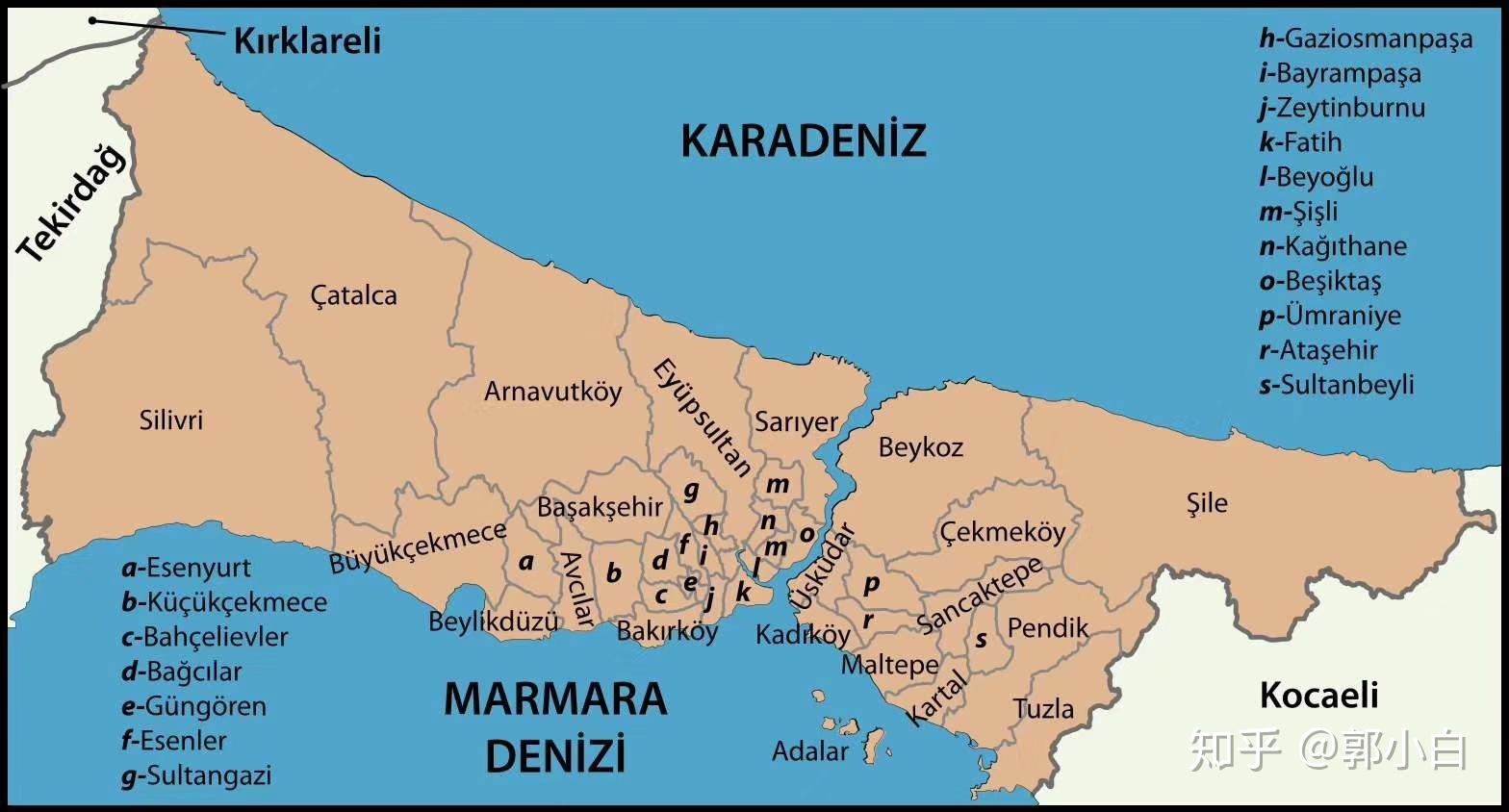 伊斯坦布尔区域地图图片
