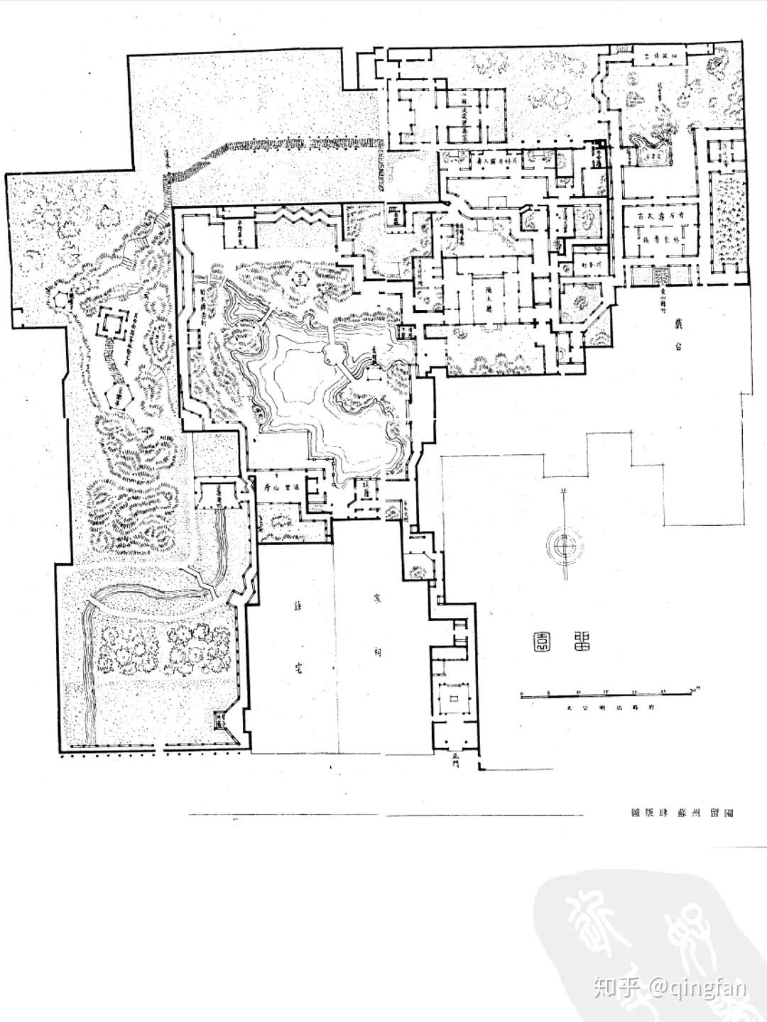 对比下来,留园的五峰仙馆隔成每个开间一个功能房间的,反而是特例.