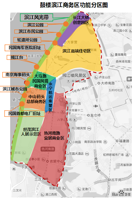 鼓楼滨江商务区规划图图片