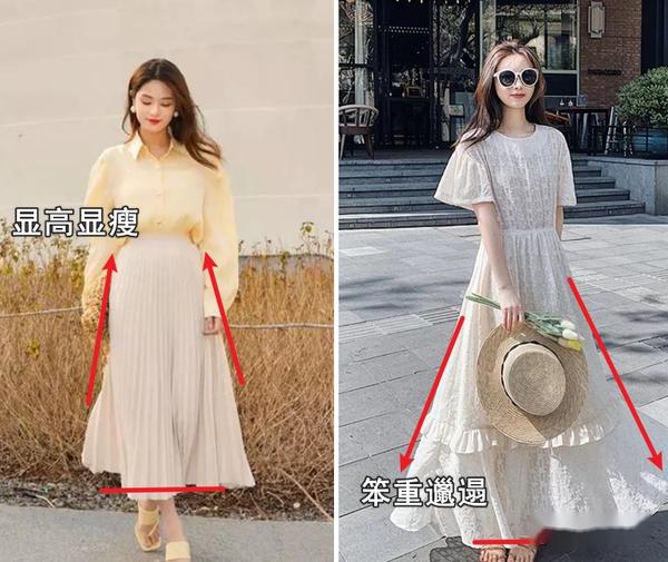 小个子穿裙子如何穿出高瘦感?裙子的长短和松紧才是取胜的关键 - 知乎