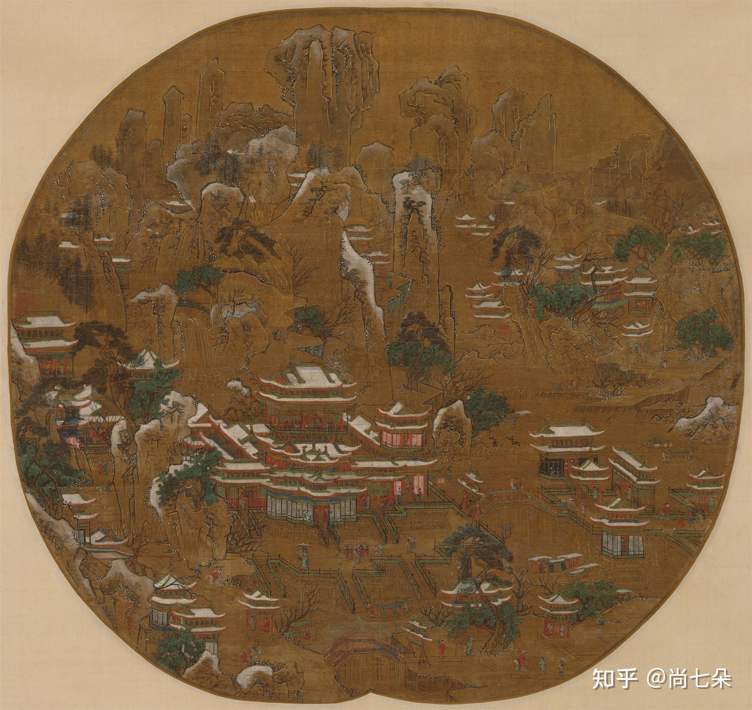 唐代李思训李昭道青绿山水古代名画美术资料绘画素材图片保存 - 知乎