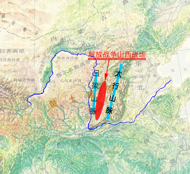 吕梁山地理位置图片