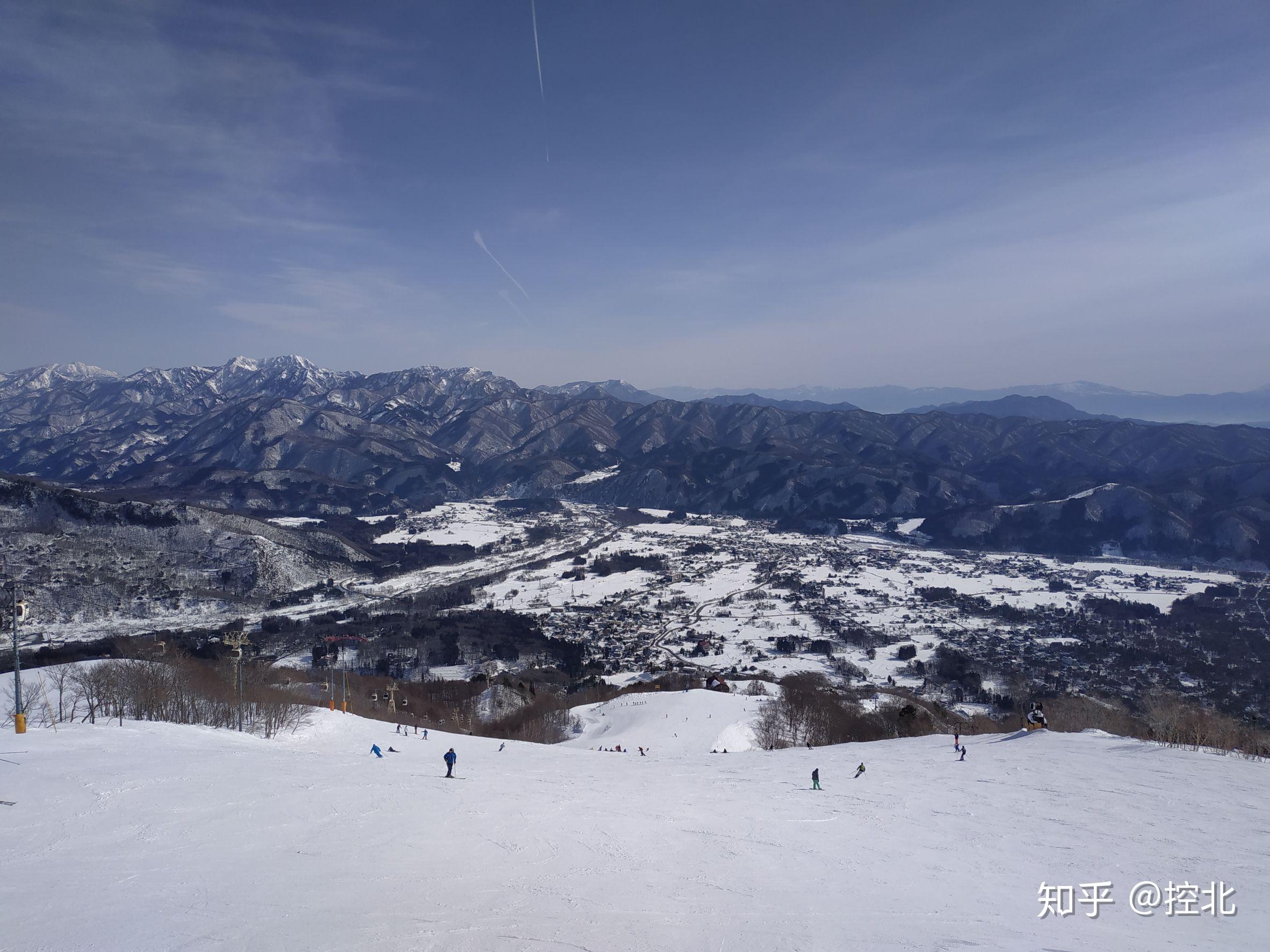 日本白马村滑雪场图片
