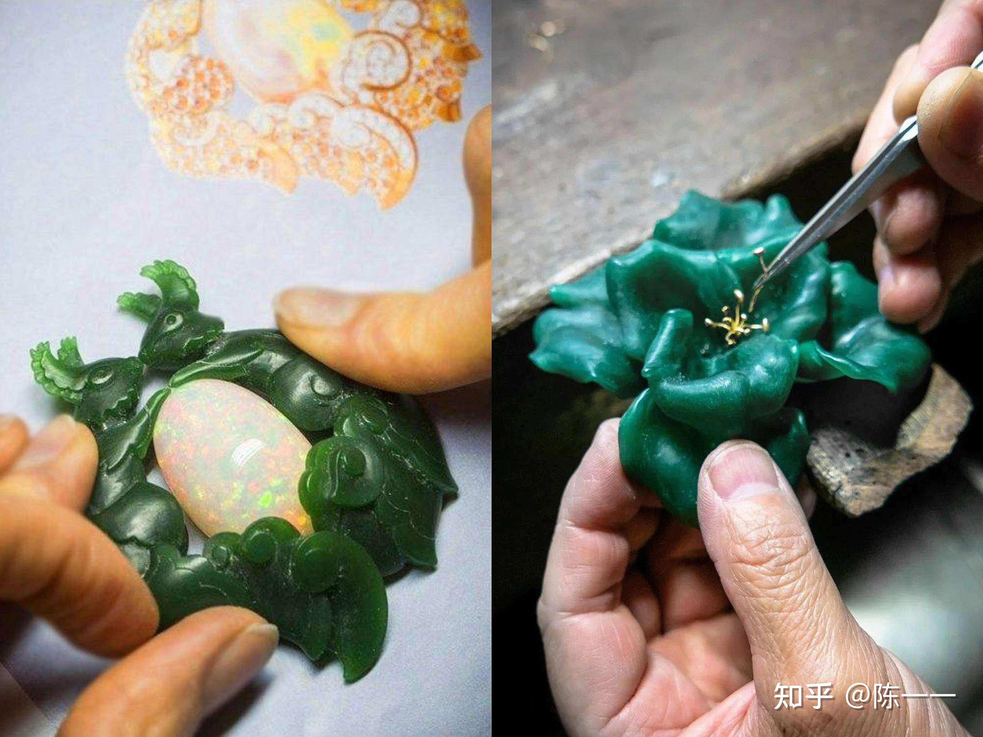 萧邦高级珠宝欣赏雕蜡工艺是一门不简单的工艺,须有艺术修养,并且是一