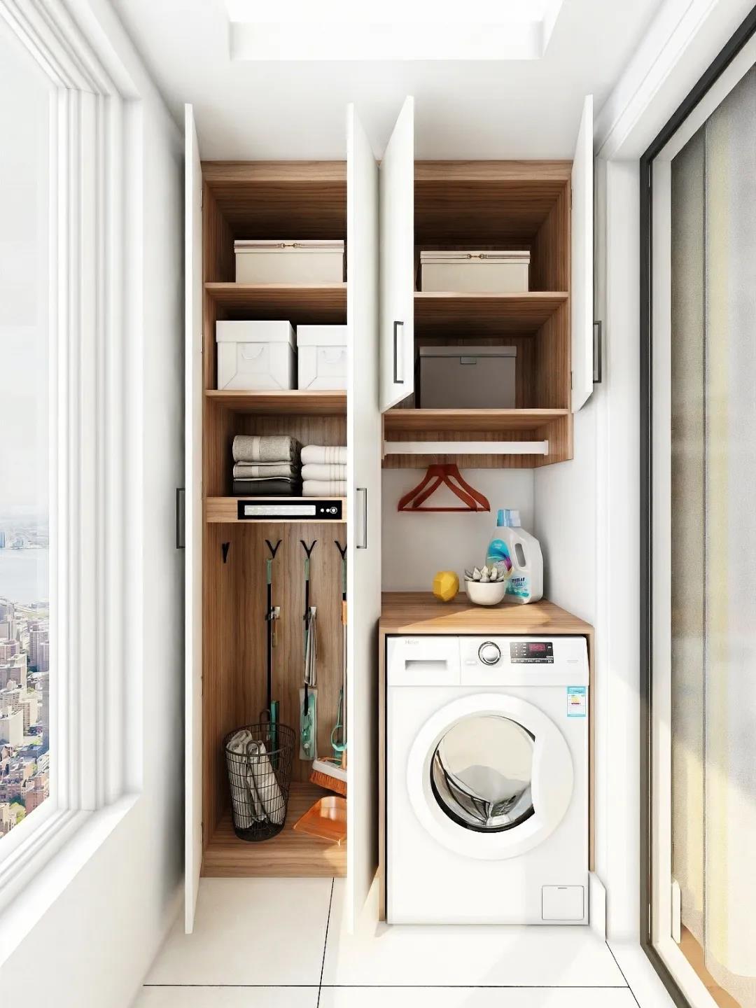 看到这款智能阳台柜才发现家里的阳台白白浪费了