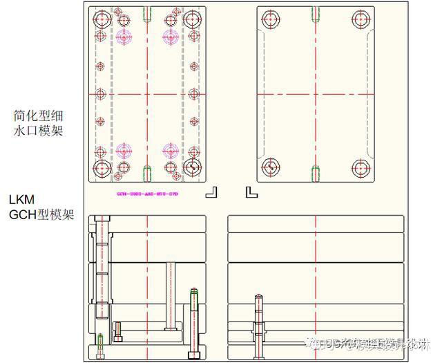 注塑三板模具结构图片