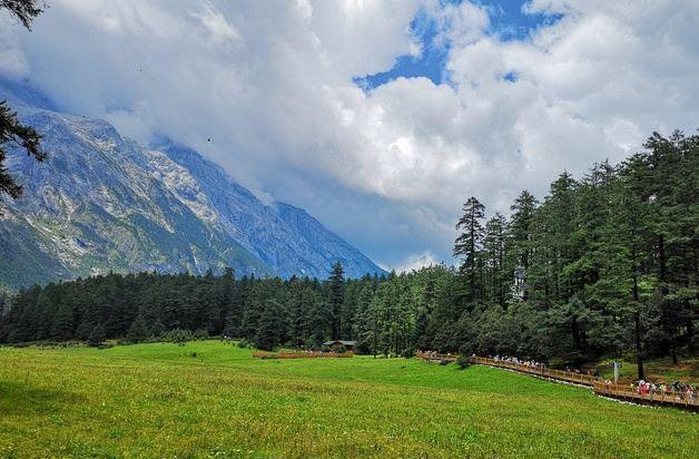 云南丽江旅游必去景点推荐云杉坪景区低音号语音导游