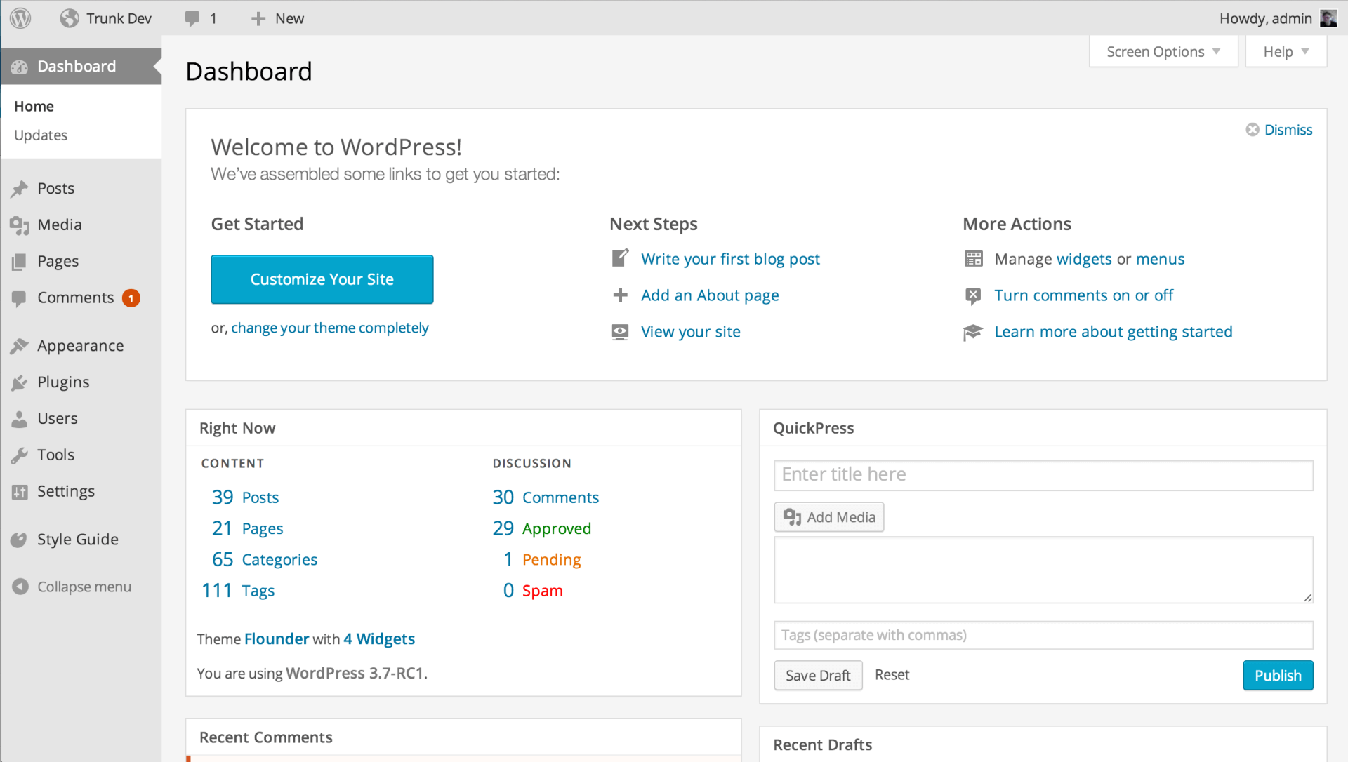 Wordpress centos7 