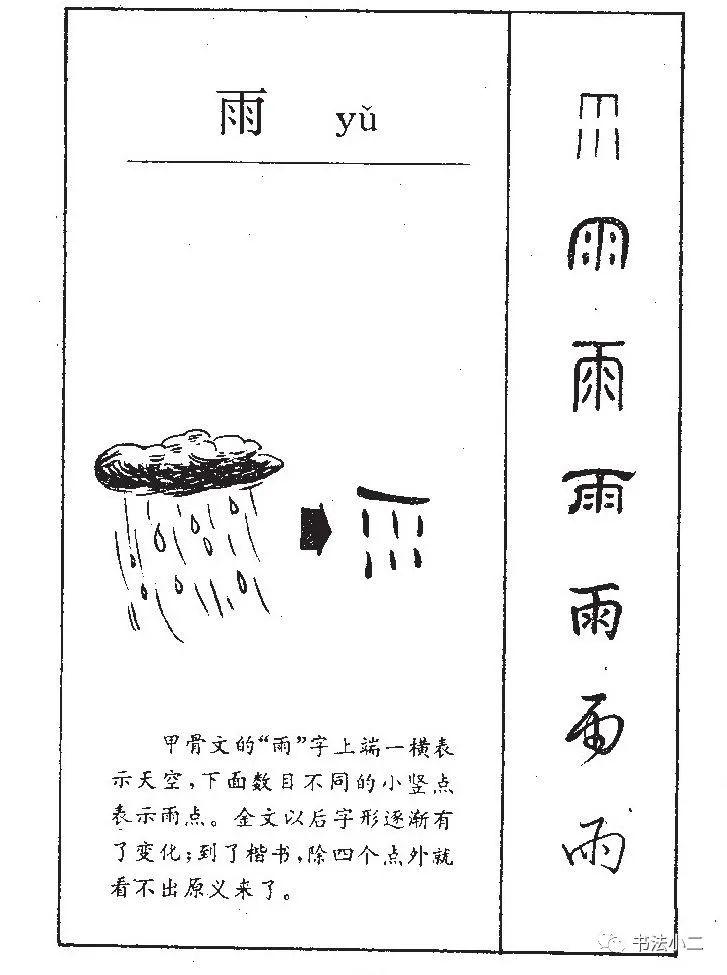 甲骨文每日一字（16）：中、雨 - 知乎