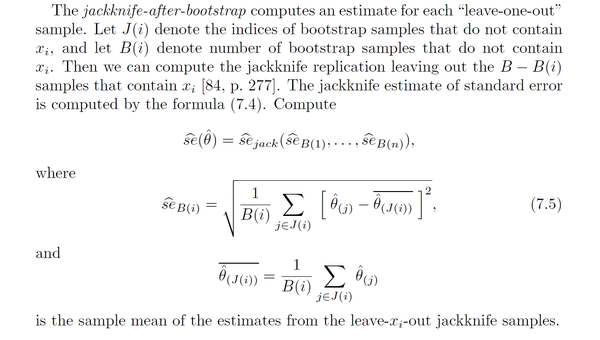 统计计算——Jackknife&Bootstrap - 知乎