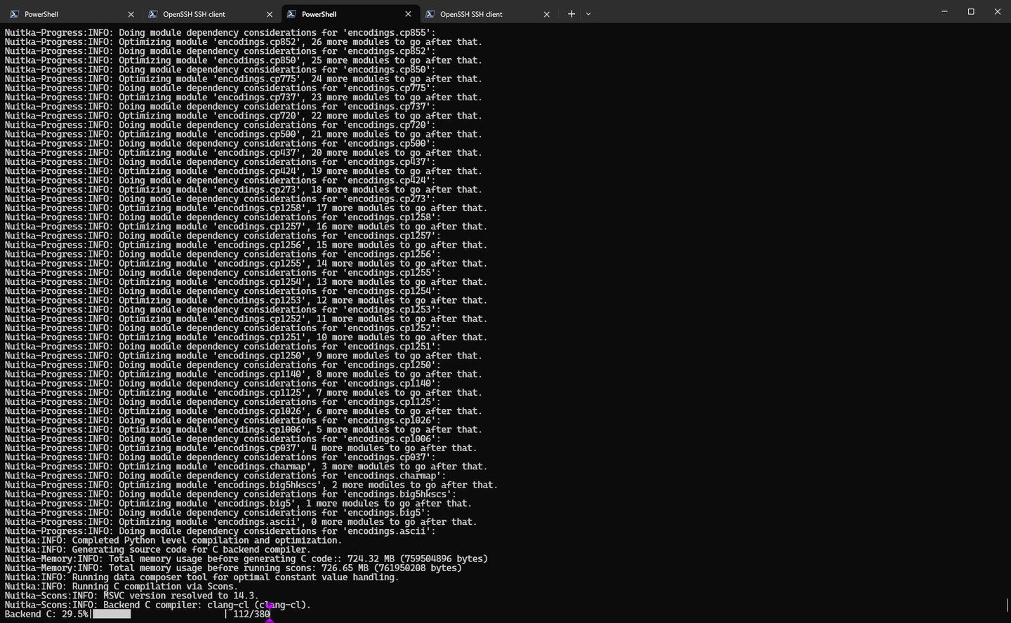 nuitka 1.8.4 - 1.0.6 对比 - 知乎