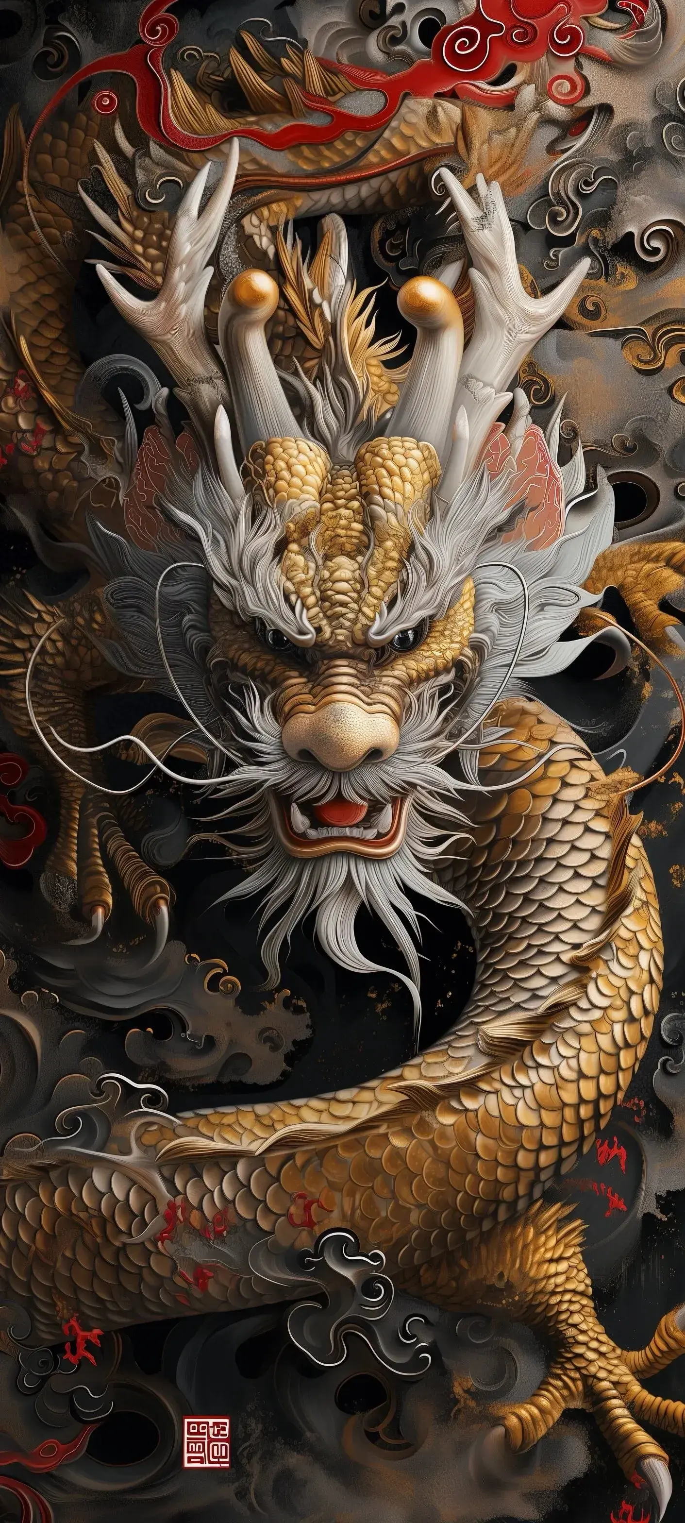 壁纸|龙行龘龘,事业如龙盘虎踞般稳固,生活如龙腾虎跃般精彩! - 知乎