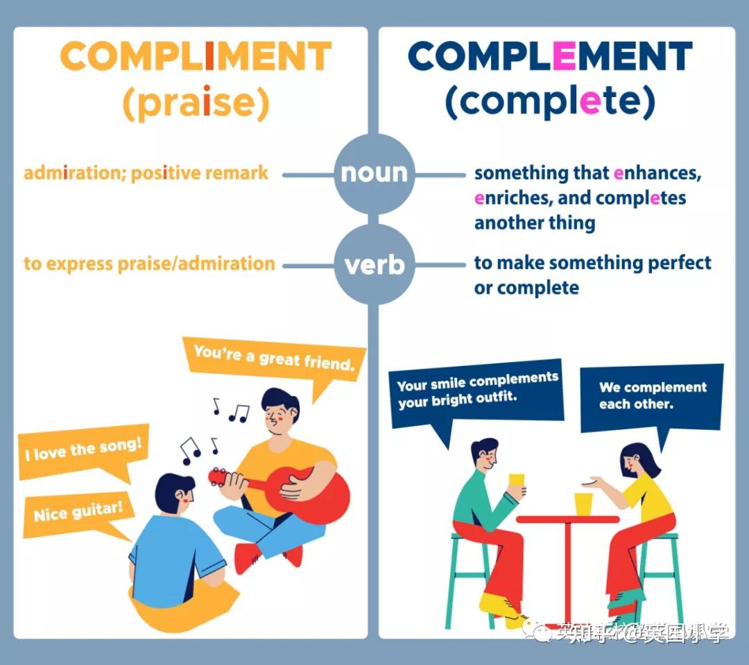 compliment vs. complement
