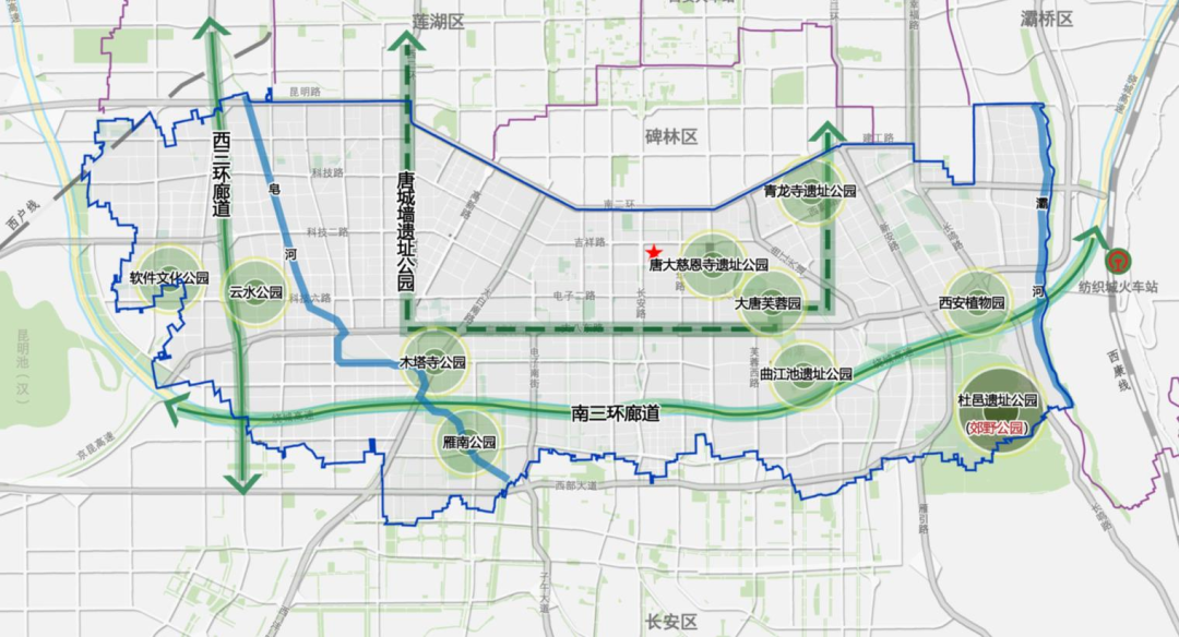 高新曲江助阵西安龙头城区的规划雄心