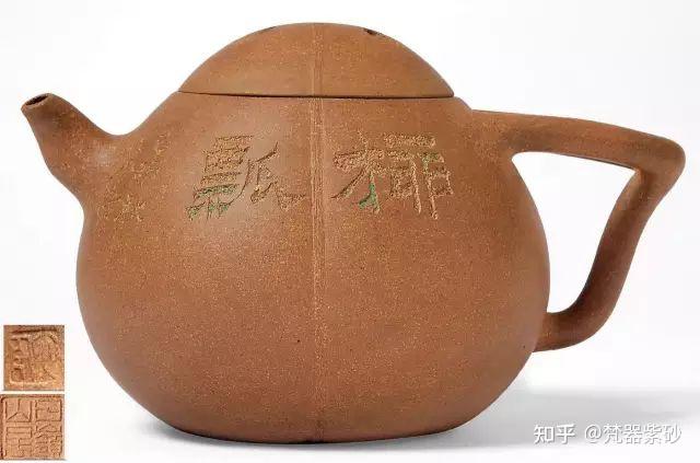 中国 鮑氏明亮監製 火鉢 紫砂挂釉大缸 骨董 中国古玩　海鼠釉鉢 江苏省工艺美术大师鲍仲梅紫砂壶孤品「神鸟出九洲」镶嵌金丝-藏壶匠