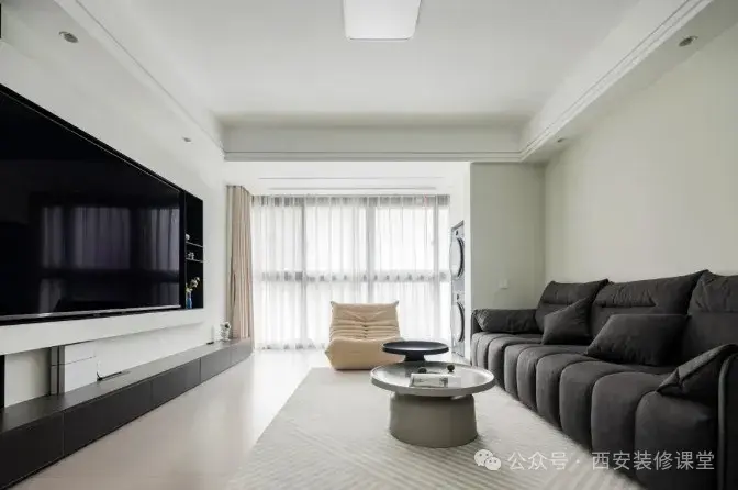 130㎡黑白灰,两人现代婚房 - 知乎