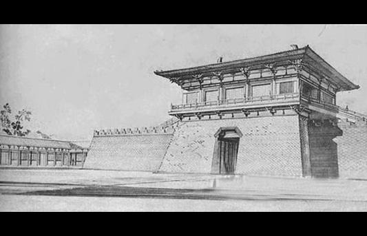 原貌大概是这个样子:大明宫始建于唐太宗称帝后的贞观八年,因此大明宫