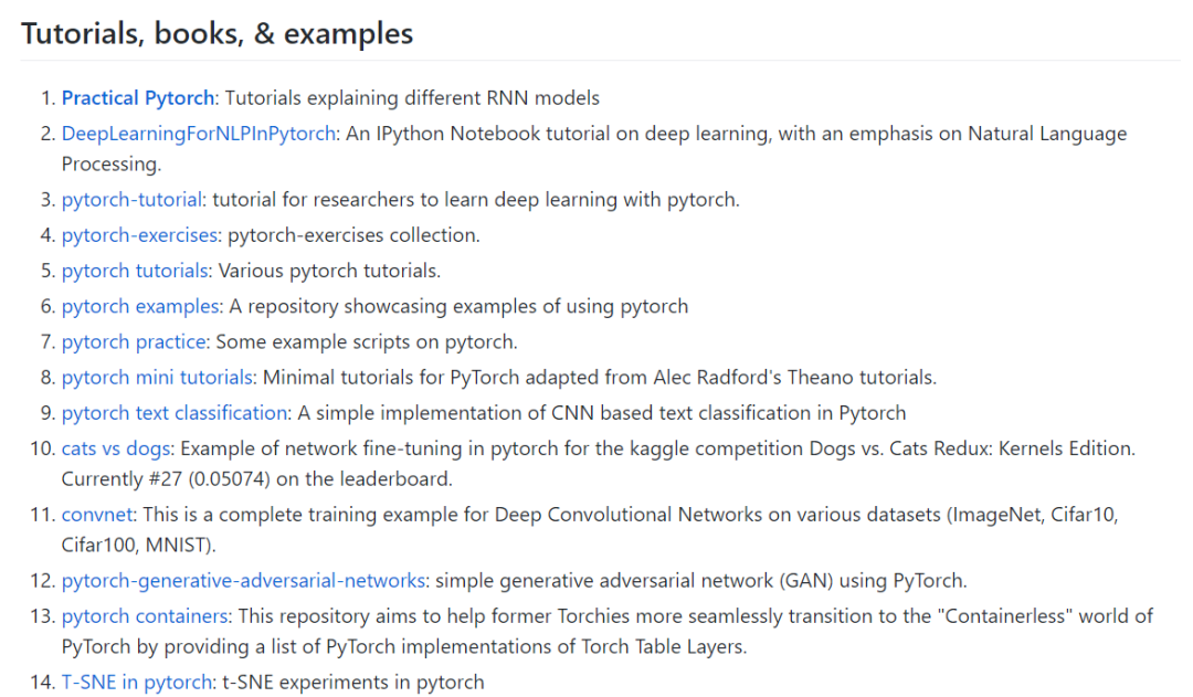 github 1w+stars Pytorch资源大合集，你想要的这里都有 - 知乎