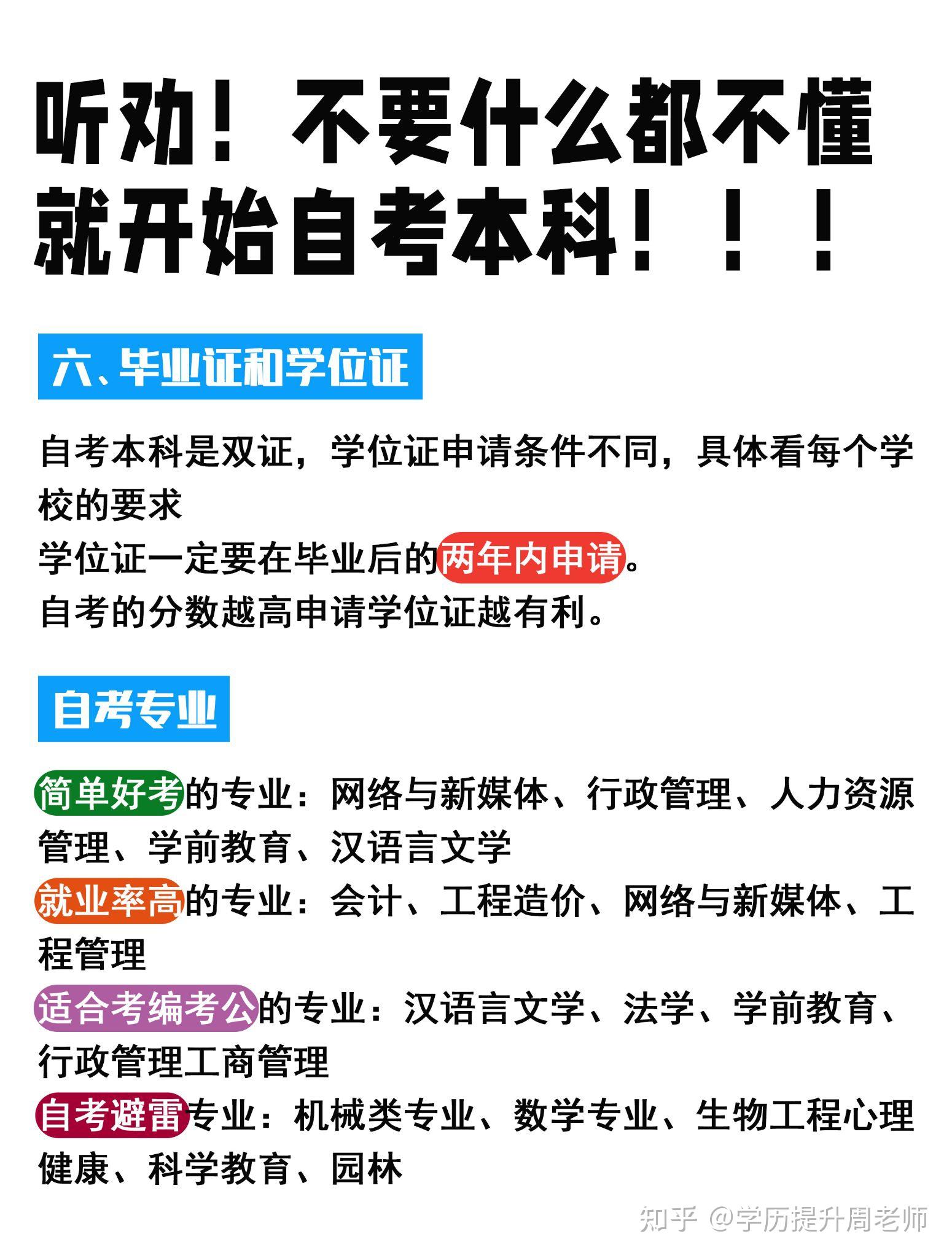 听劝 不要什么都不懂就开始自考😤 - 知乎