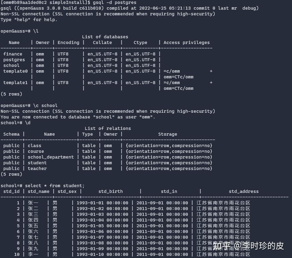 Docker opengauss 