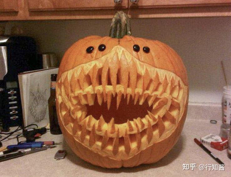 万圣节南瓜造型设计大赏接地气的艺术表现来了