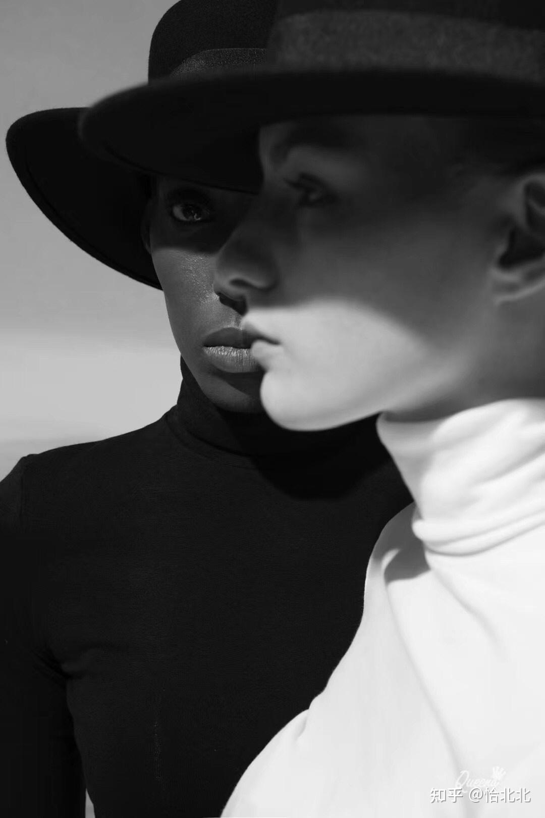 黑人模特|黑白配 - 知乎