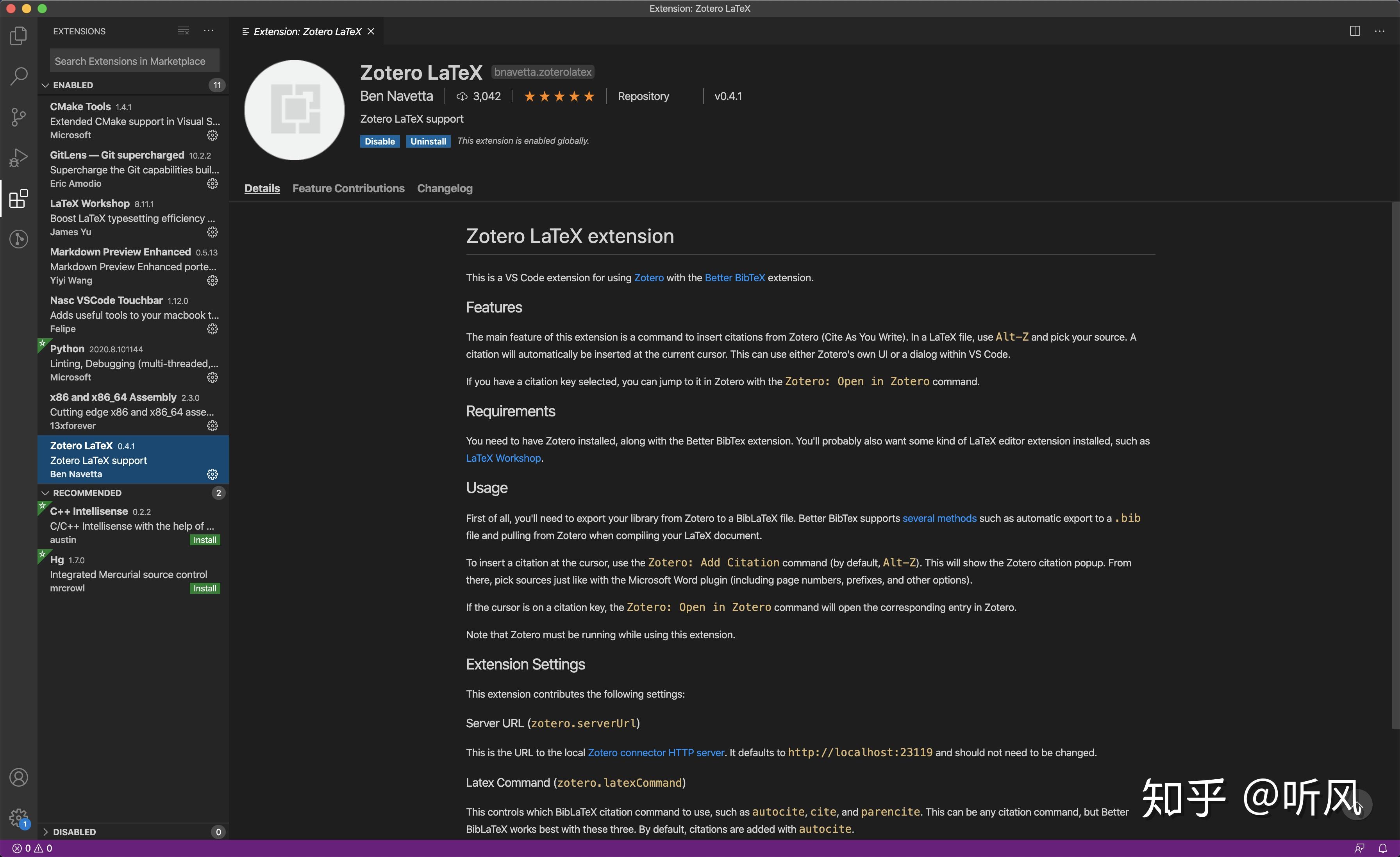 VS Code LaTex Zotero vs-code-latex-zotero