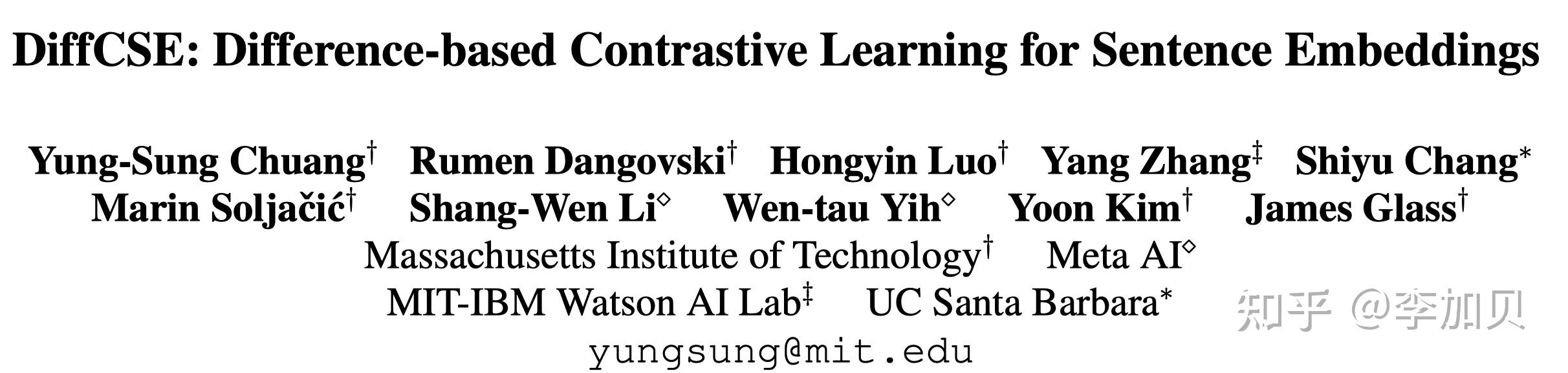 NAACL‘22 将Equivariant Contrastive Learning应用于句子特征学习 知乎
