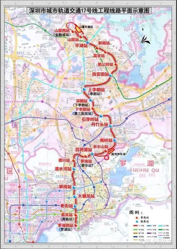 深圳地铁18号线站点图图片