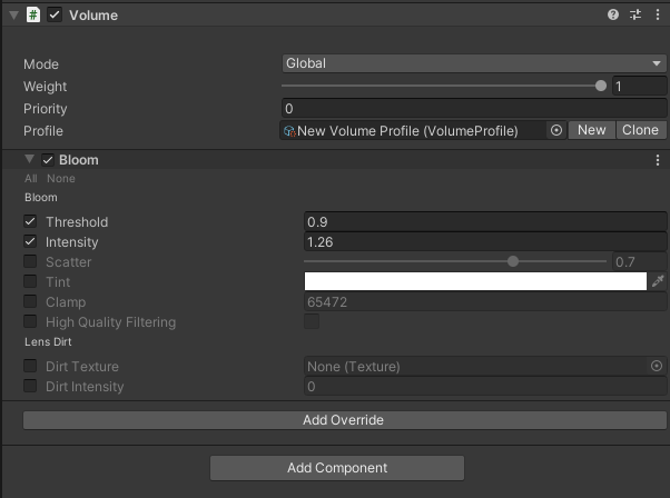 如何扩展unityurp的后处理volume组件