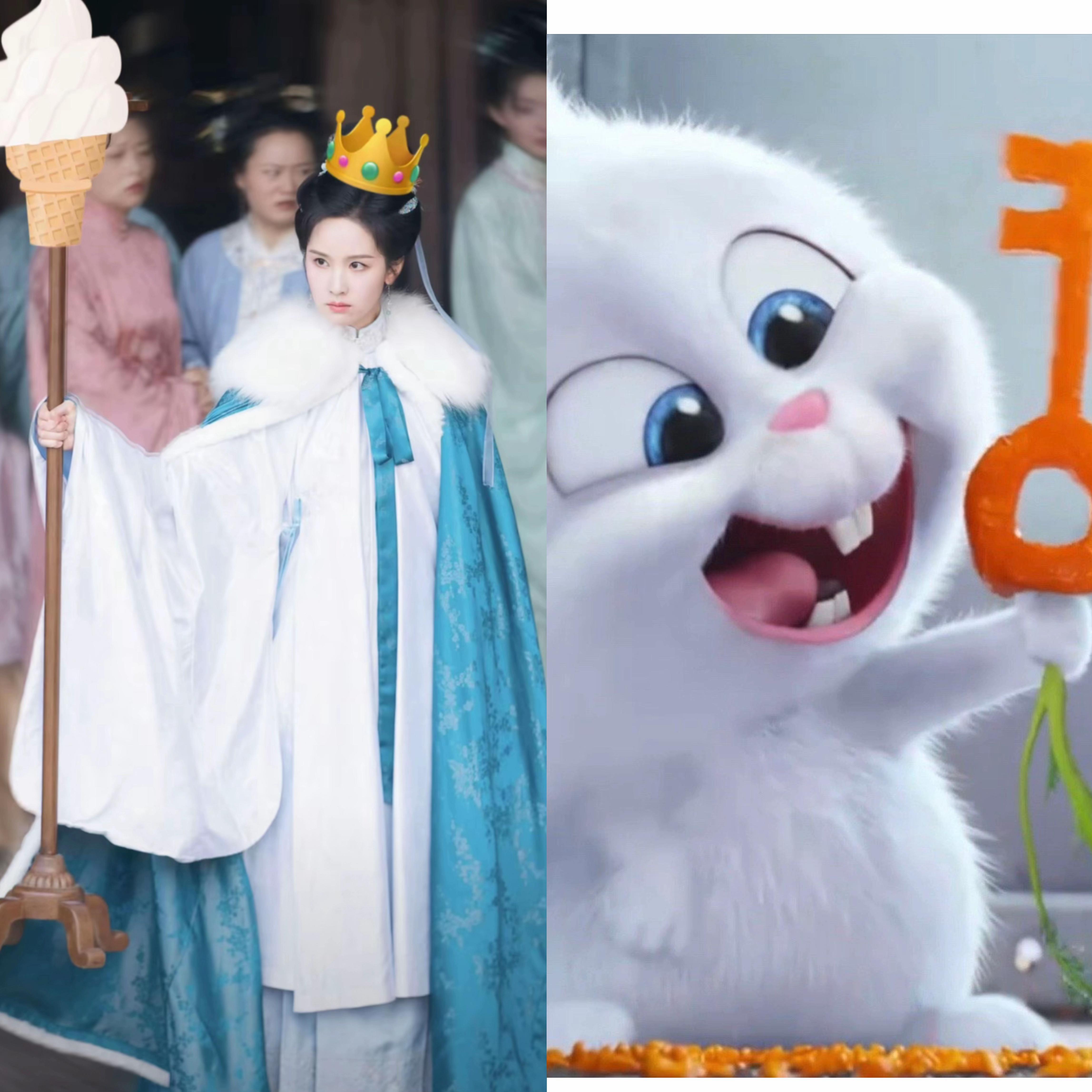 高冷女神? 不 陈都灵是只调皮的小兔子 - 知乎