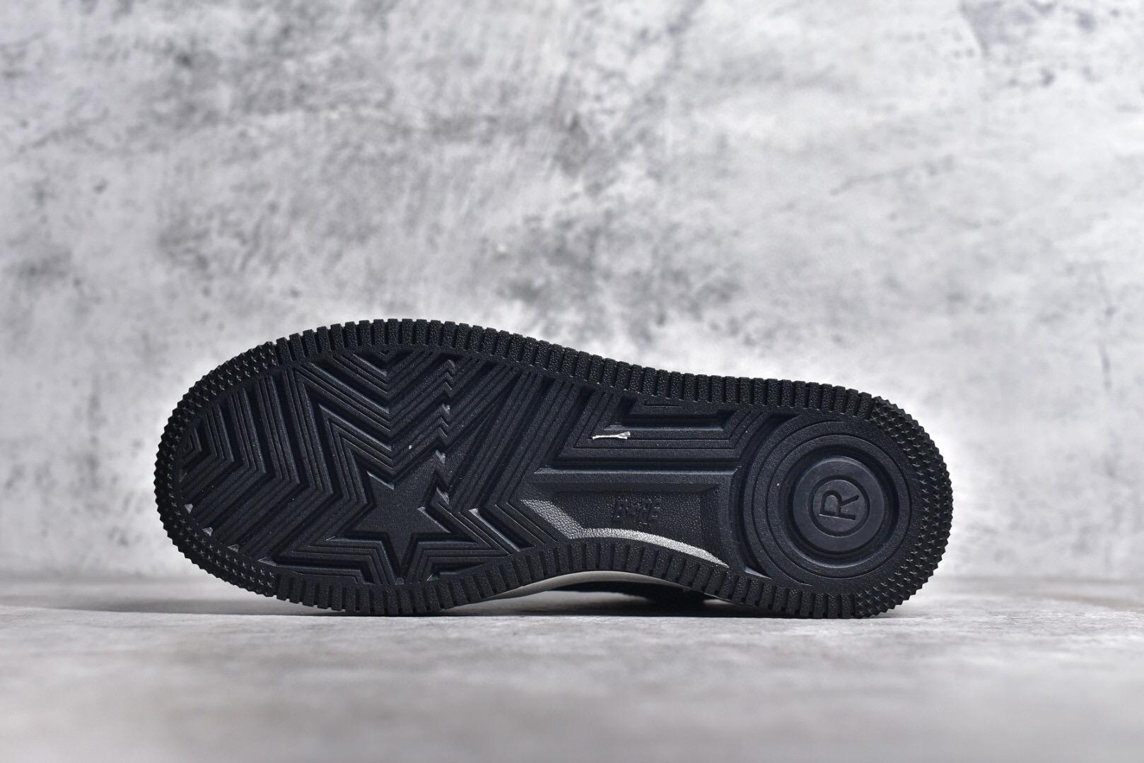 安逸猿bapestalowxnbhdneighborhood联名闪星低帮复古运动鞋