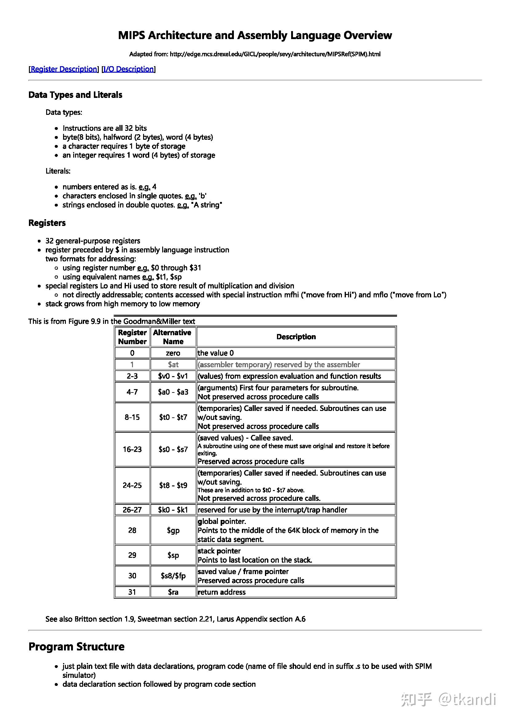 Mips Full Course MIPS汇编学习 - 知乎