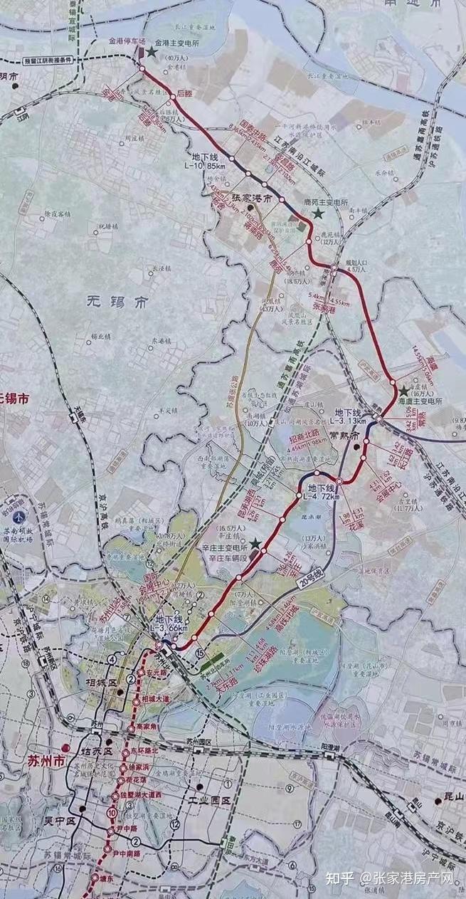 金港站,杨舍站,华昌路站.苏虞张铁路张家港各站点曝光!