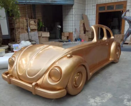 车-玻璃钢工厂定制大众重现经典巴士冰淇淋汽车巴士销售车-玻璃钢汽车