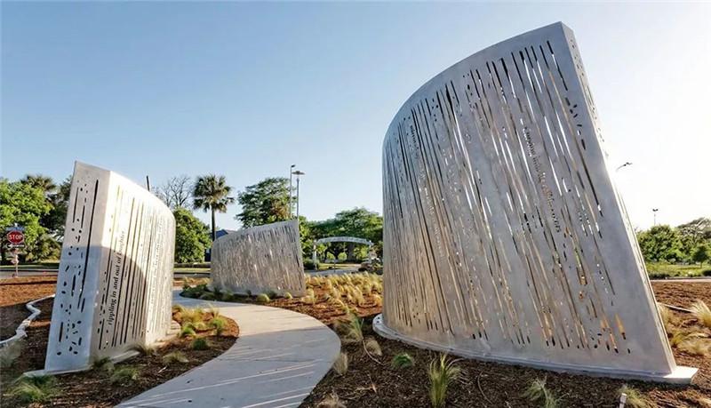 简约且高逼格的公园入口不想尝试一下吗