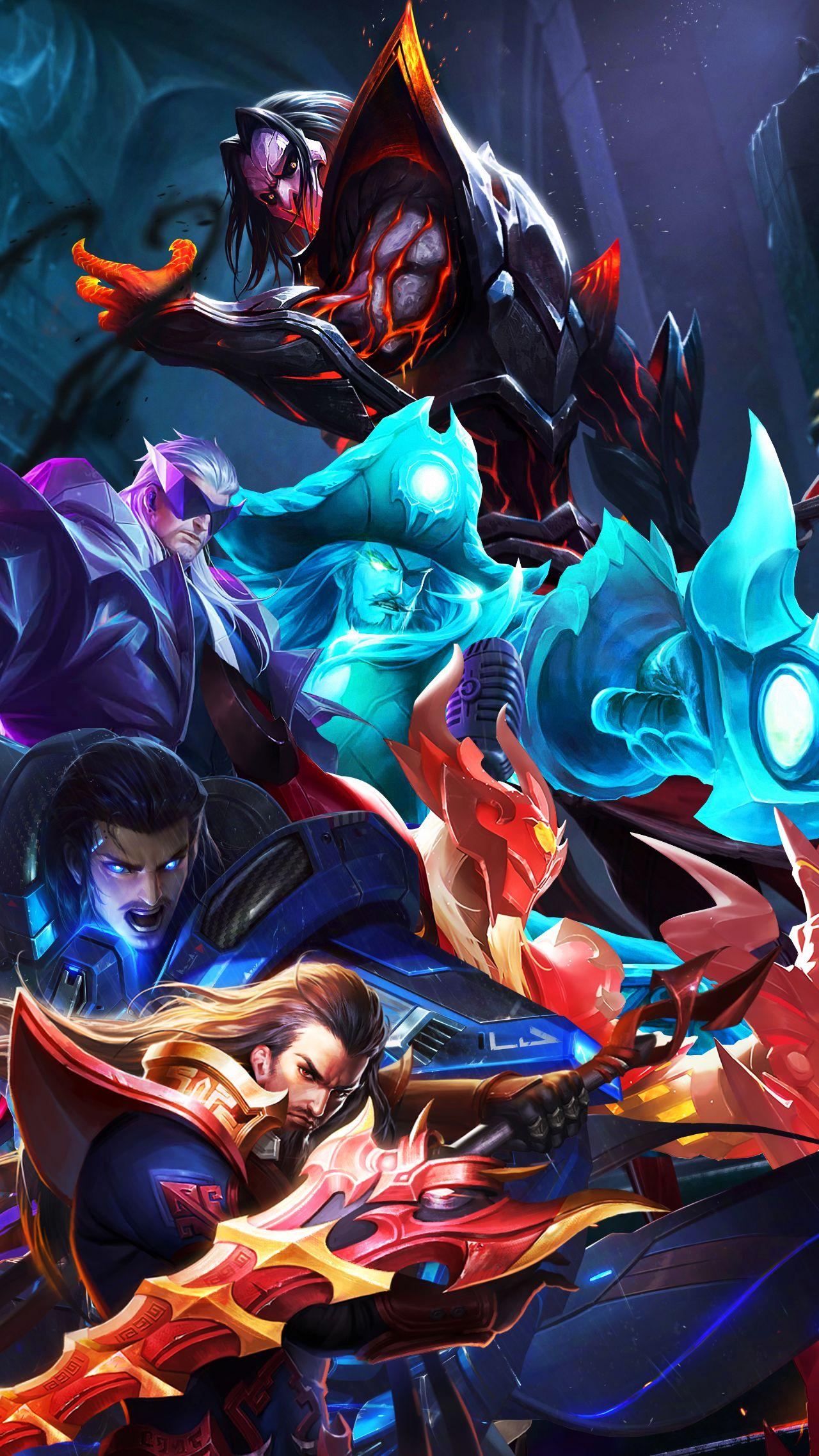 对抗路英雄皮肤组合壁纸