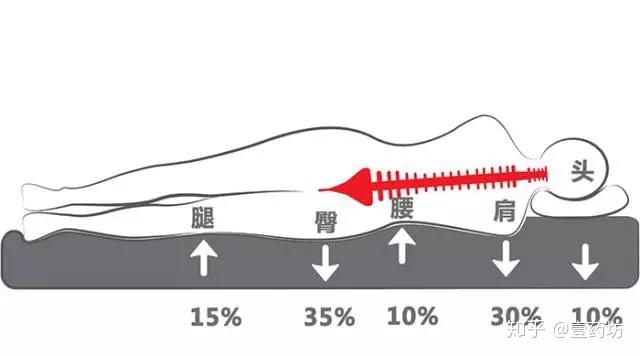 床垫过软的话,会让人在平躺,侧躺时陷进床垫里,腰部受力加大,分散了