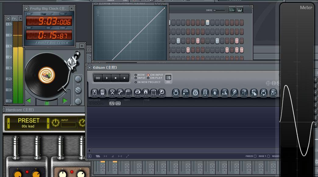 waveshaper&wave candywaveshaper是图形化界面的失真效果器,x轴笔揪