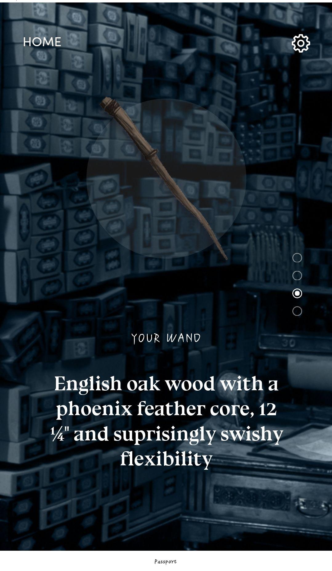 刚刚在pottermore上测完魔杖求讲解