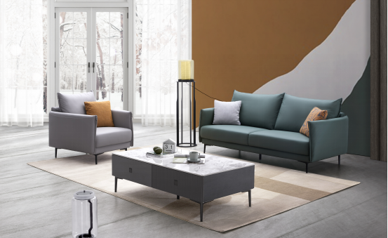 左右沙发布艺沙发组合推荐