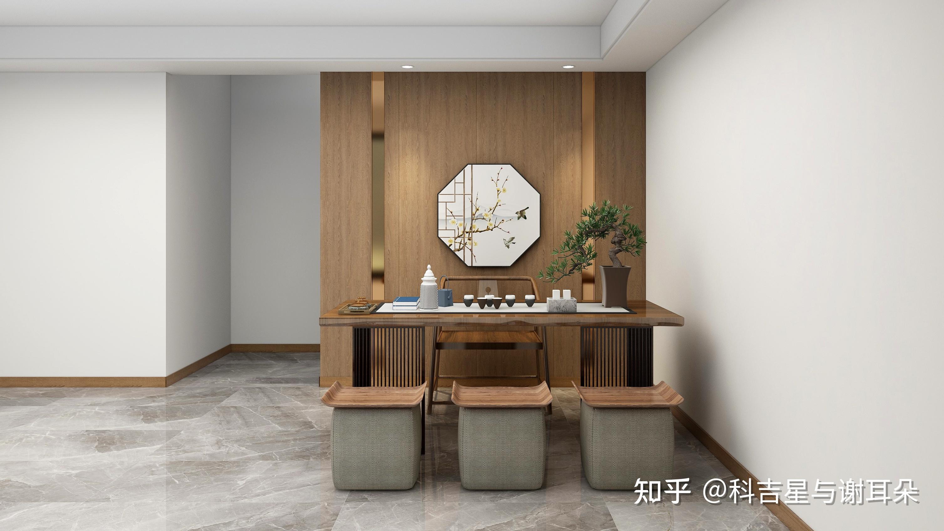 广东科吉星集成墙板新中式装修的文化底蕴