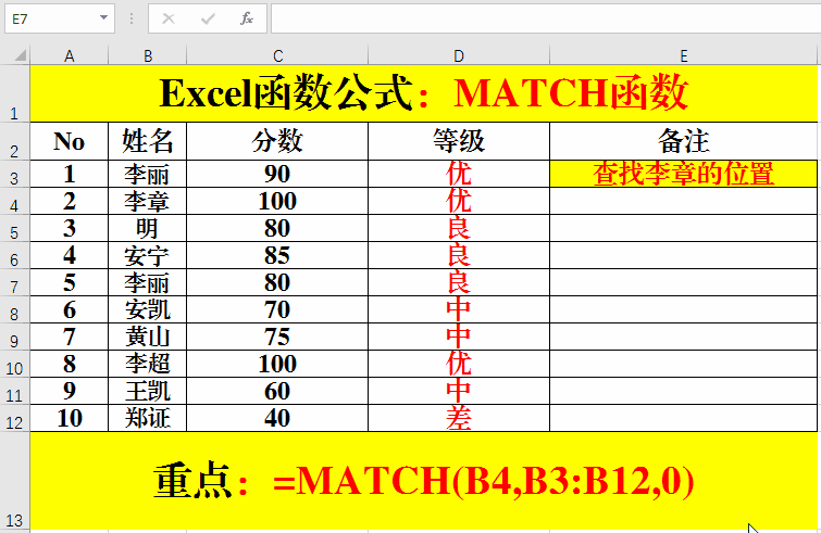 Excel函数公式:掌握Match函数,如虎添翼 - 知乎
