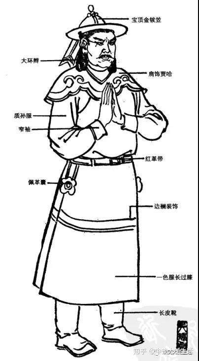 元代官服最时尚:头戴“太阳帽”,身着“百褶裙”…… - 知乎
