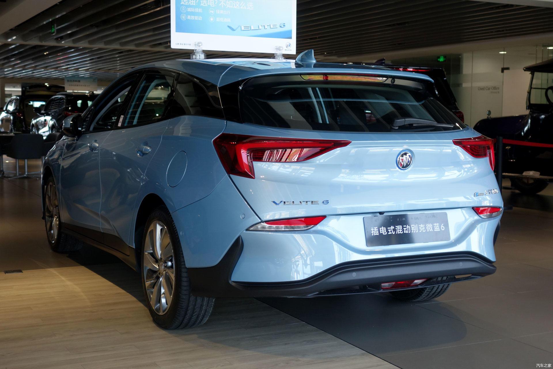 高颜值的蓝朋友别克插电式混动微蓝6和纯电suv微蓝7同步到店