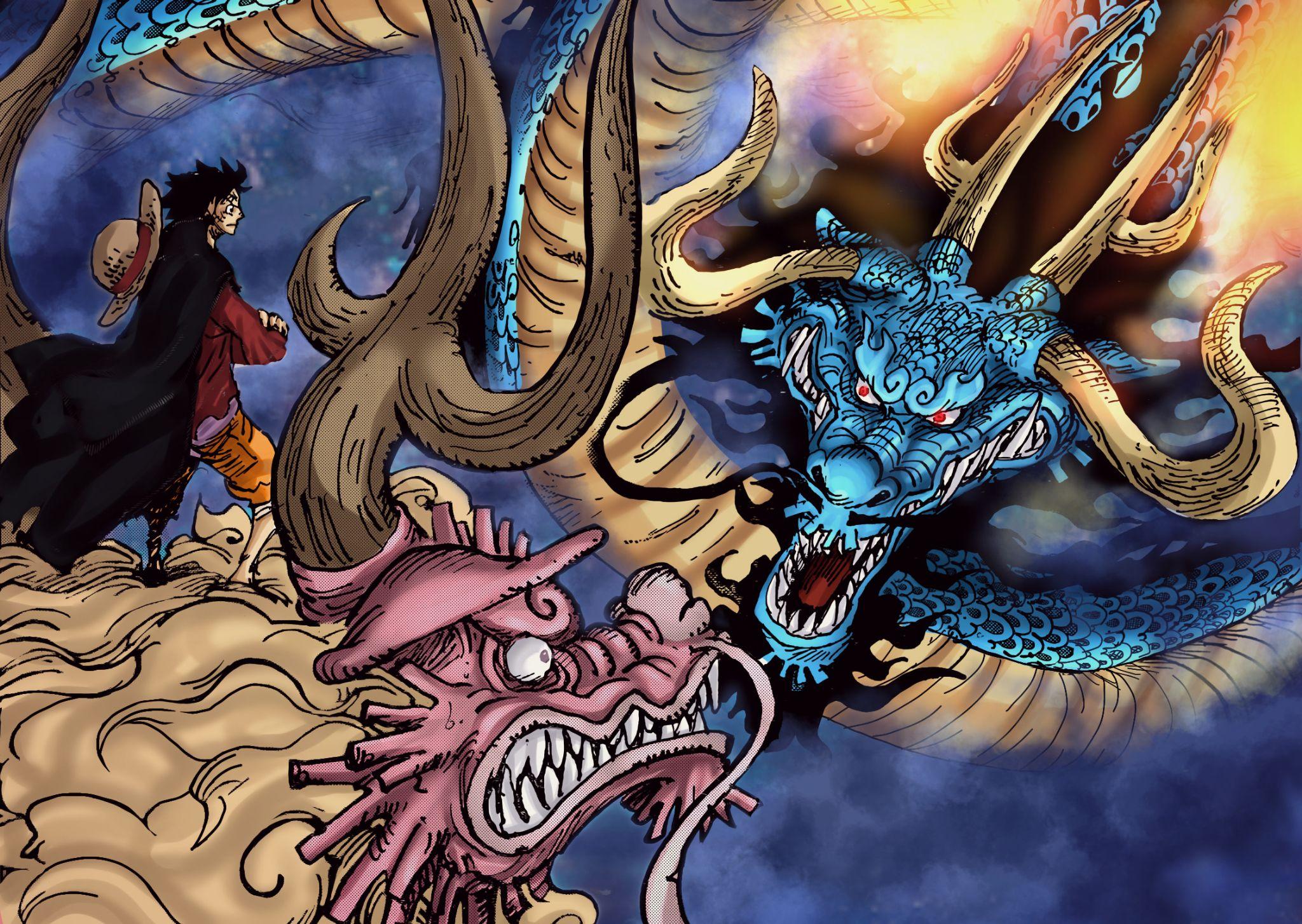 海贼王 第1025话「双龙图」